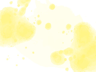 鮮やか黄色の絵の具が飛び散る抽象的な背景イメージ