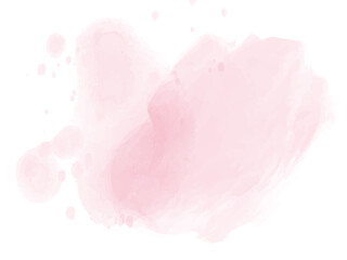 淡いピンク色の抽象的な水彩イメージ 背景テクスチャー