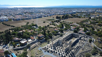 Aerial View of the Temple of Apollo