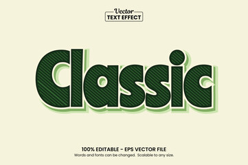 Retro vintage text effect, Editable text effect