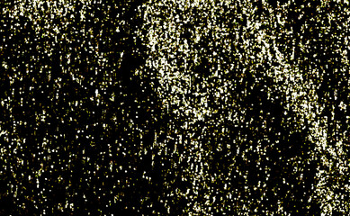 黒の色の背景に細かい雪、粉、粒、雨のようなものが降る情景をイメージしてデザインした壁紙、テクスチャ