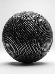 Spiked sphere sculpture, monochrome