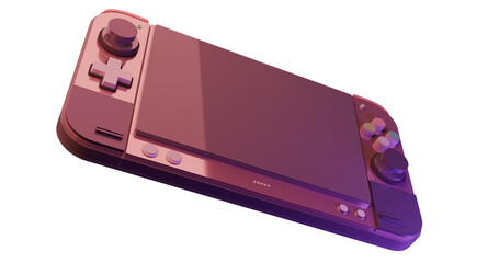 3d render concept portable game console element