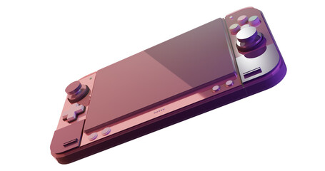 3d render concept portable game console element