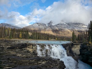 waterfall in yosemite national park