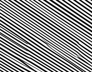 Black and white angled stripes with minor imperfections