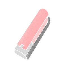 スタンプ風のつめきりのイラスト