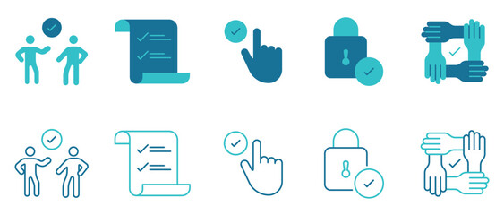 Fluent UI System Icon set.mark, repeat, premium, history. Vector and illustrator set