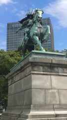 Obraz premium statue of Kusunoki Masashige