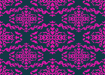 seamless damask pattern