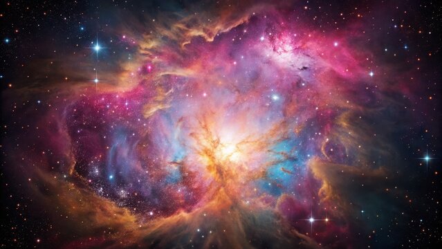 mesmerizing nebula in the far reaches of the universe