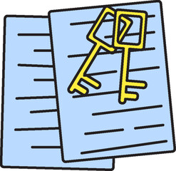 Unlock data secrets with key on reports icon