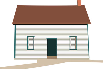 Charming Traditional Cottage House with Rustic Appeal