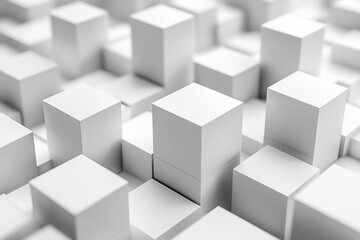 abstract 3d cubes background