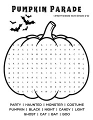 Halloween wordsearch