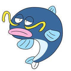 ナマズのイラスト/Catfish illustration