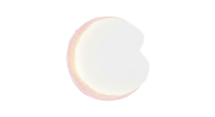 Iridescent circle abstract background with soft glow and sparkle