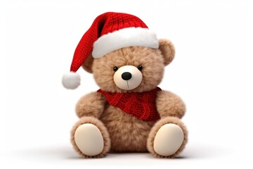 Merry christmas plush cute bear.