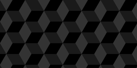 Abstract black cube grid polygon decoration block hexagon geometric texture background. block construction surface cubic wall square creative business texture backgroud.	
