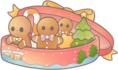 The gingerbreads gift box.