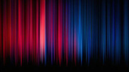 A vibrant abstract background of red and blue vertical lines