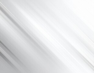 Obraz premium Abstract white background with diagonal light gray lines and smooth gradient effect.