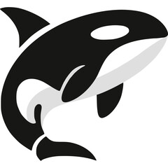 Naklejka premium Orca Vector Icon