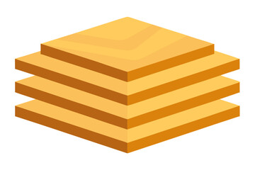 3d layered plywood wall texture illustration