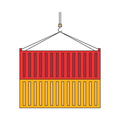 cargo container illustration