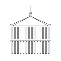 cargo container illustration
