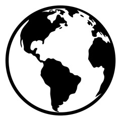 globe icon vector illustration