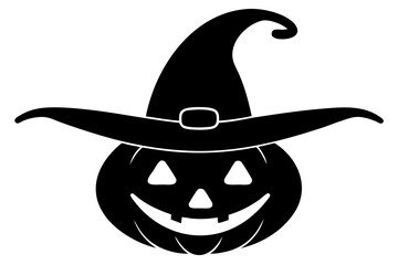 Fototapeta premium Witch Hat Jack-o'-Lantern