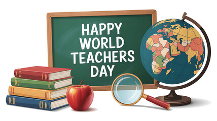 back to school concept on blackboard