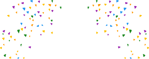 Party Confetti Birthday party confetti background, festive ribbons and streamer paper spiral stripes, cartoon vector. Colorful confetti Celebration confetti background Falling colorful confetti