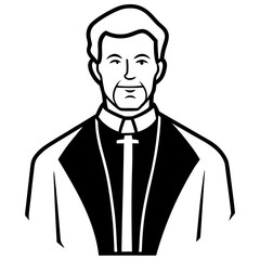 Pasture silhouette on white background