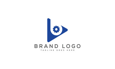 letter B logo design vector template design for brand.