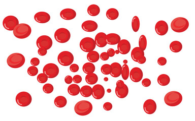 Hemoglobin Molecule Vector Icon — Blood Structure, Medical Science, and Molecular Biology Illustration