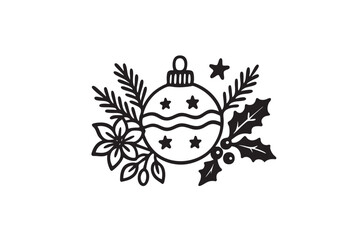 Handdrawn Illustration Christmas Decoration 