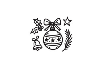 Handdrawn Illustration Christmas Decoration 