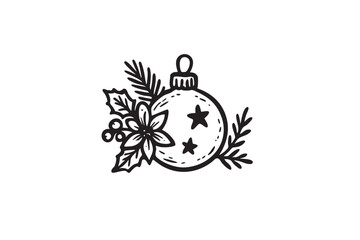 Handdrawn Illustration Christmas Decoration 