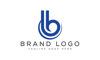 letter B logo design vector template design for brand.