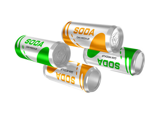 Soda Can Mockup Collection