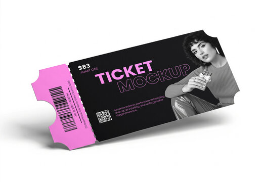 Event Ticket MockupTemplate