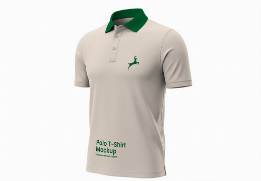 Polo T-Shirt Mockup Template