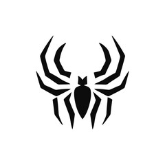 Minimalist Spider Emblem Vector Design for Apparel