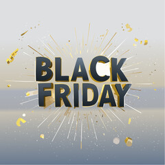 Dark Gradient Gold Spark Advertising Vector