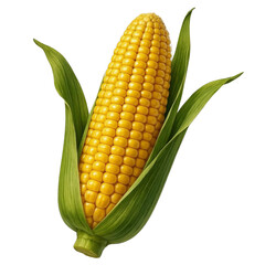 corn isolated on white