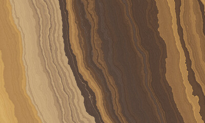 Abstract soil and rock background. Brown weathered layered rock cross section