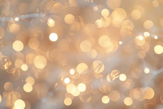 White light glod bokeh backgrounds lighting glitter.