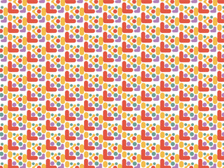 Abstract Geometric Blob Pattern Vector, Organic Circular Grid Shape Design on White